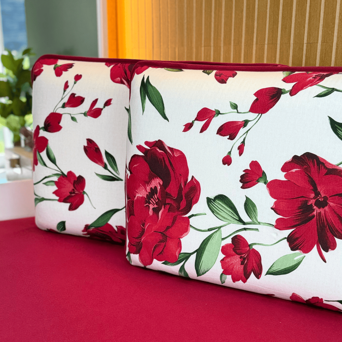 Jogo de Lençol com Elástico em Malha 100% Algodão Romance Grená