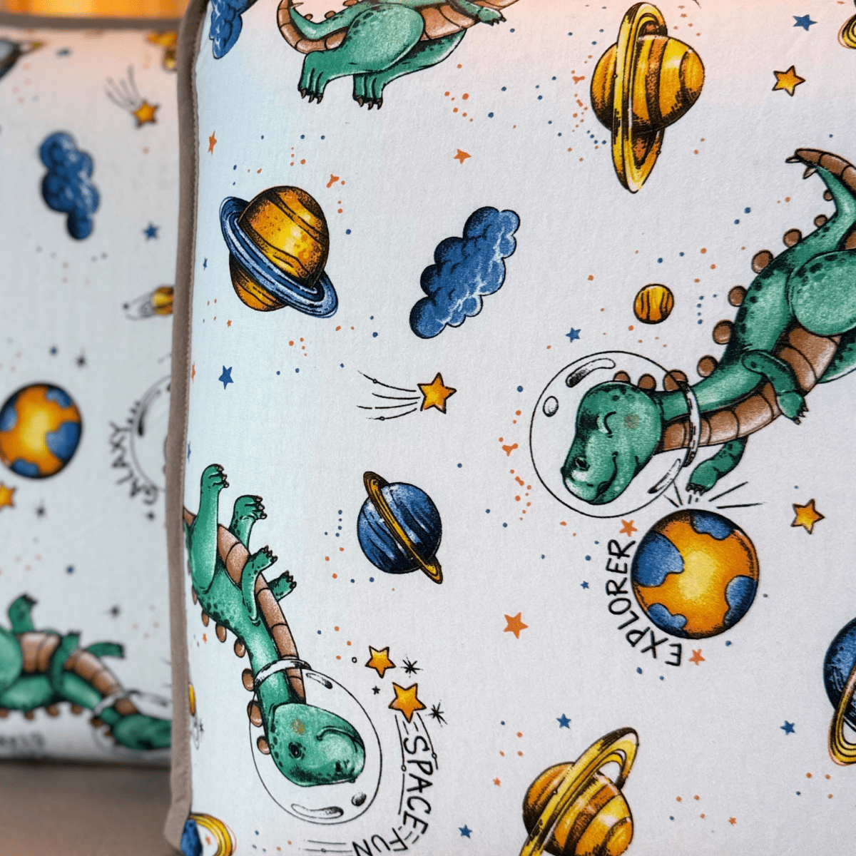 Jogo de Lençol com Elástico em Malha 100% Algodão Planet Chocolate