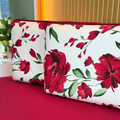 Kit com 2 Fronhas em Malha 100% Algodão Romance Grená
