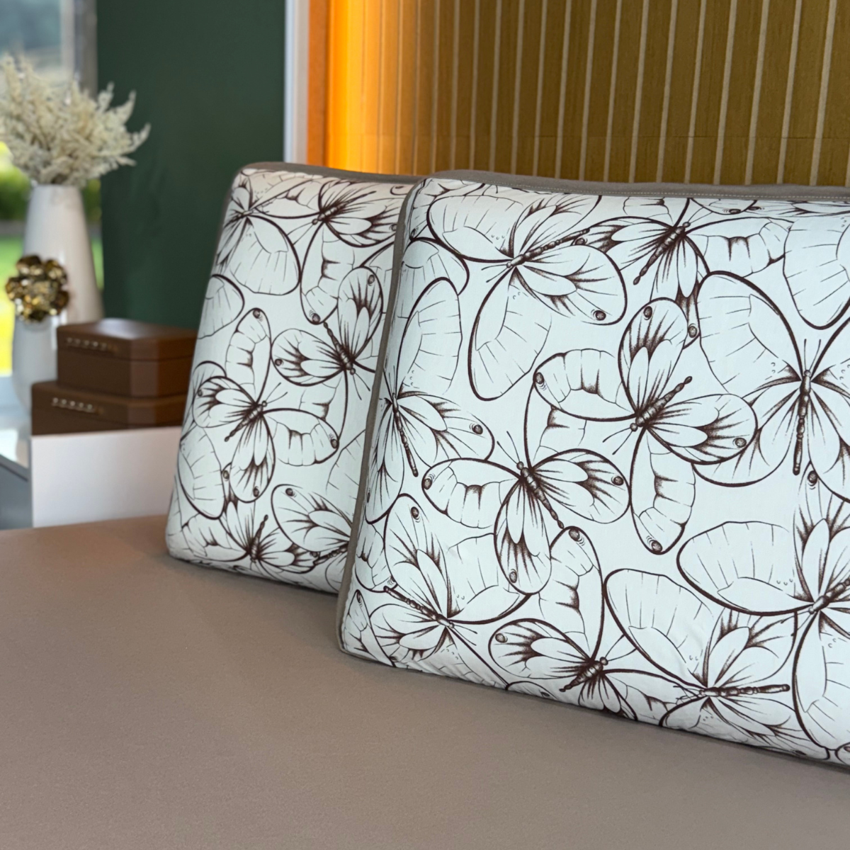 Jogo de Lençol com Elástico em Malha 100% Algodão Dália Chocolate