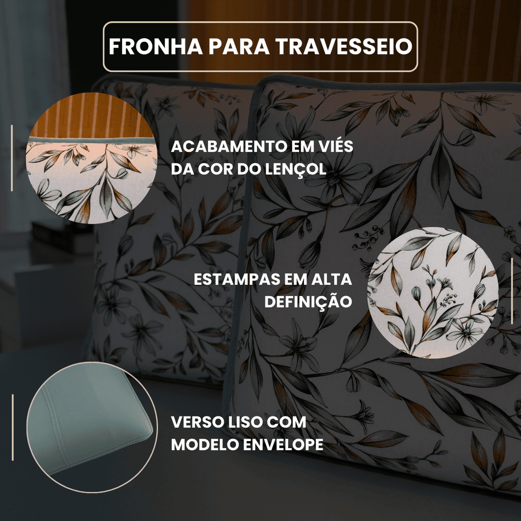 Jogo de Lençol com Elástico em Malha 100% Algodão Argile Verde