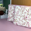 Jogo de Lençol com Elástico em Malha 100% Algodão Inverno Rose