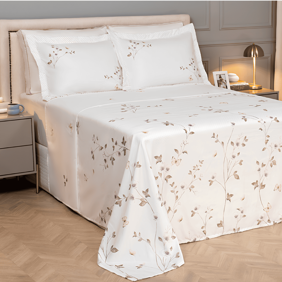 Jogos de Cama 4 Peças Coleção Encanto Micropercal 200 Fios
