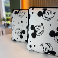 Jogo de Lençol com Elástico em Malha 100% Algodão Mickey Retrô Off