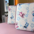 Jogo de Lençol com Elástico em Malha 100% Algodão Stitch Rose