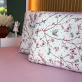 Jogo de Lençol com Elástico em Malha 100% Algodão Jardim Rose